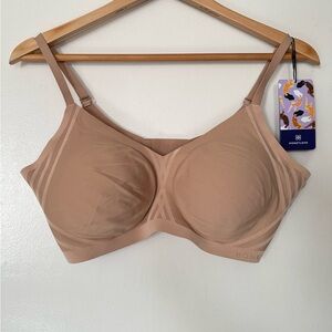 Honeylove Silhouette Bra in Sand Size 38D NWT